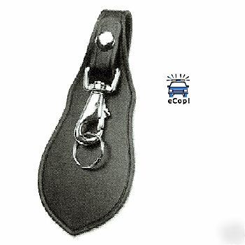 Hwc duty plain leather key ring holder with flap