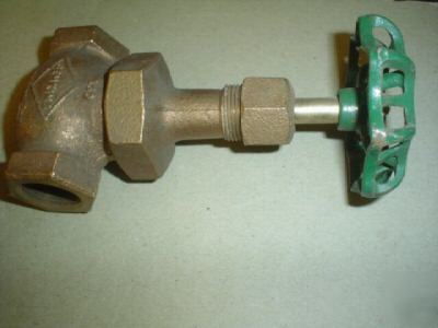 Jenkins water facet valve 3/4 steam bronze 119-a, 106-a