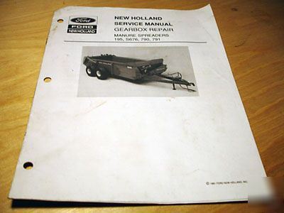 New holland 195 S676 790 791 gearbox service manual nh