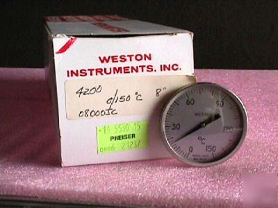 New weston #4200 laboratory test thermometer 0 -150 Â°c 
