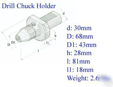 New zurn vdi 30 turning tool drill chuck holder