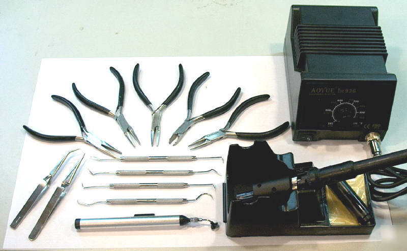 Smt assembly starter kit - hand tools + soldering iron