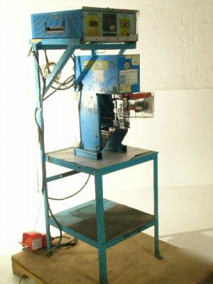 Sonobond ultrasonic welder tooled for copper wire 
