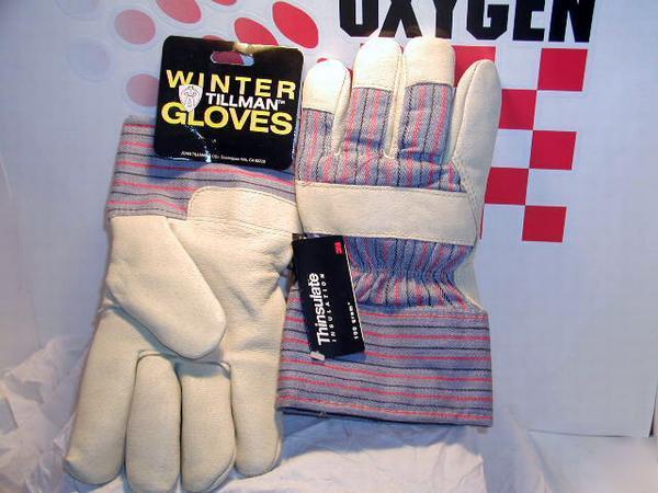 Tillman 1565 pigskin winter work glove pair buysafe