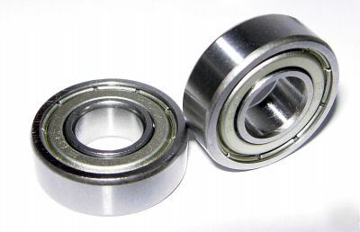 (100) R6-zz shielded ball bearings, 3/8