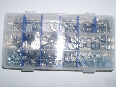 241 piece stainless steel kit nuts washers hardware