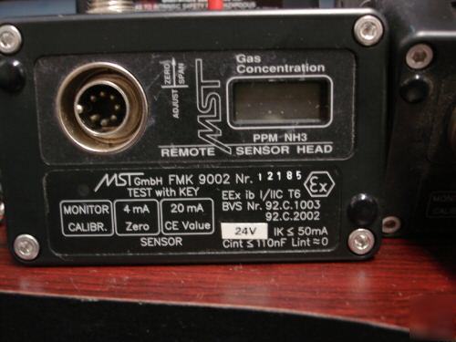 7 mst fmk-9002 remote toxic gas sensor head