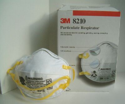 3M particulate respirator face masks box of 17