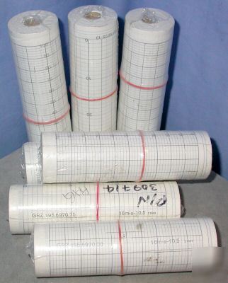7 rolls goerz metrawatt chart paper grz 195.6970.00 