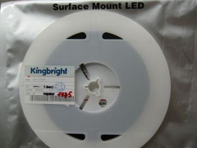 1275 pcs p/n kp-3216SRD ; surface mount led