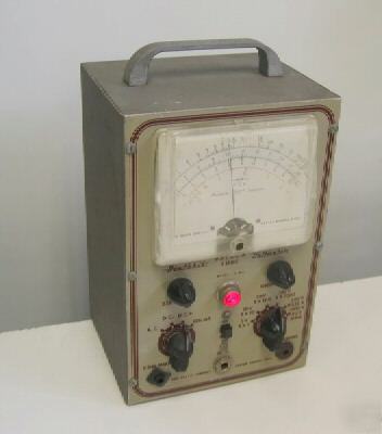 *1950S* heathkit v-4A vacuum tube voltmeter vtvm 