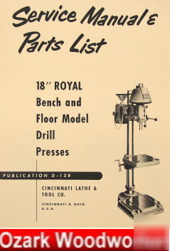 Cincinnati royal 18 inch drill press manual