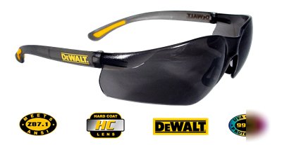 Dewalt contractor pro smoke safety glasses 3 pair lot
