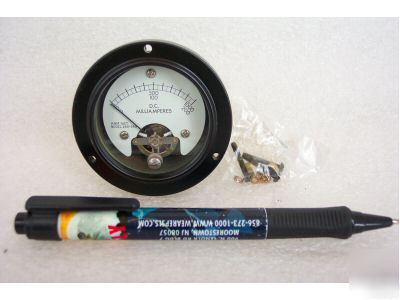 New a&m a & m 265-563 ammeter 0-1000 dc milliamperes * *