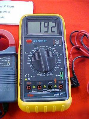 Pdi DM62T multimeter with bag and accessories 