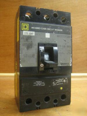 Square d circuit breaker KAL36225 225 amp 225AMP 225A a