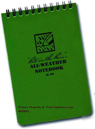 Tactical hip pocket notebook green rite in the rain