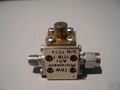 Trw microwave asi coaxial isolator 1118-2 sma (m-f)