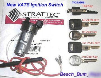 Vats ignition switch buick riviera reatta 1990 -1994 93