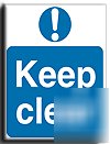 Keep clear sign-semi rigid-300X400MM(ma-020-rm)