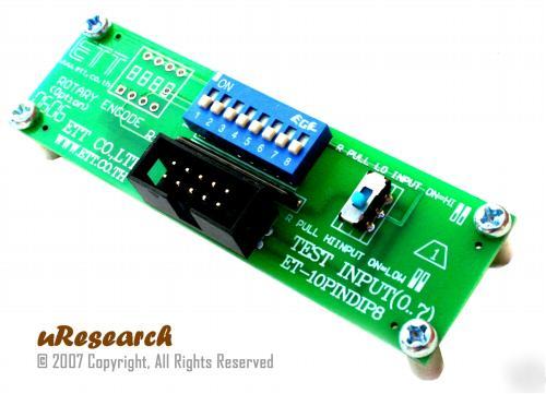 8-dip switch microcontroller interface basic stamp pic