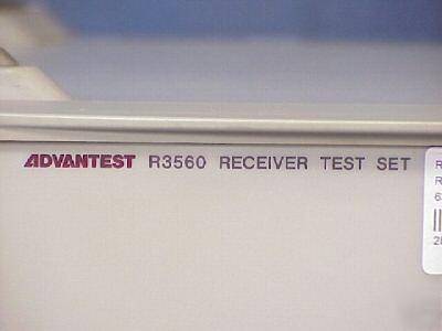 Advantest R3560 receiver test set pdc / phs