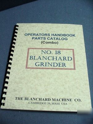 Blanchard grinder no. 18 combo manual 