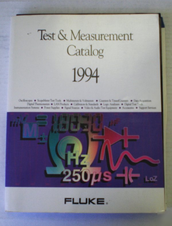 Fluke test & measurement catalog Â©1994