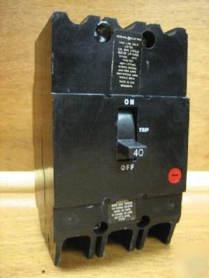 Ge general electric breaker tey-340 TEY340 40 amp a 40A