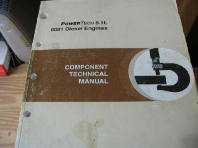 John deere 8.1L 6081 engines component technical manual