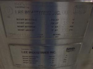 Lee 100 galllon reactor / kettle