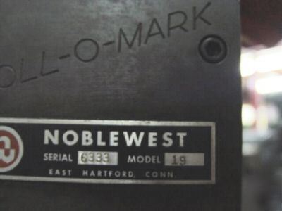 Noblewest highspeed roll marking machine