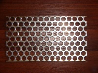 Perforated stainless steel sheet