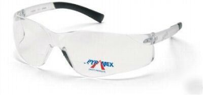 New 2 pyramex ztek 2.5 bifocal magnified safety glasses