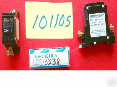 New matsushita BAC101105 circuit breaker 1A bac 101105 