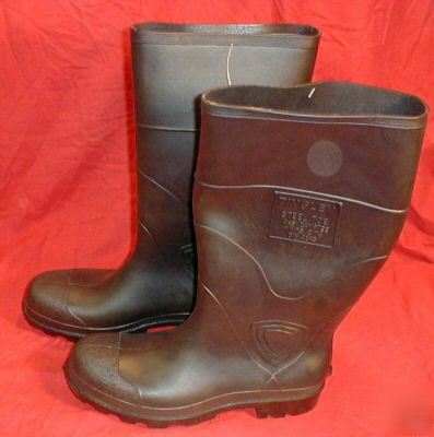 New tingley steel toe pvc safety boot brand size 9