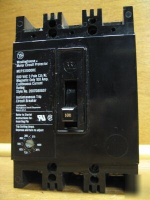 Westinghouse circuit breaker MCP23480RC 50AMP a 50A 50
