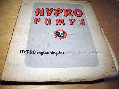 Hypro spray pumps manual parts op sales manual catalog