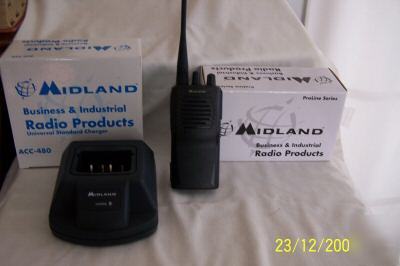 Maxon/midland pl-2445 2 watt 4 ch portable radio