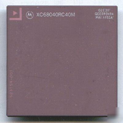 Motorola 68040 processor XC68040RC40M *02E31F*