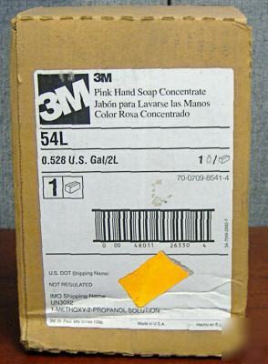 New 3M 2L - 1 gallon pink hand soap concentrate #54