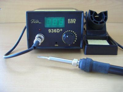 New esd free soldering station,temp display / control