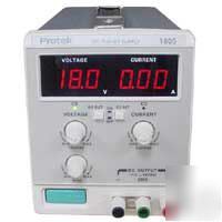 Protek 1805 - single output power supply with digital d