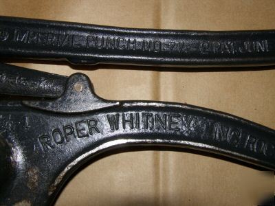 Roper & whitney # 7 1/2 hand punch medium duty