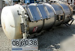 Used: product hopper, stainless steel, approx 117 cubic