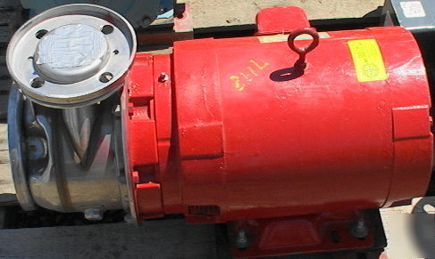 15HP stainless pump bell & gossett 3531 2X2 1/2 210GPM