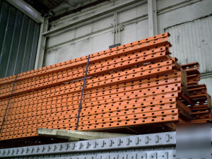 9 bays of redirack pallet racking - 2250MM beams