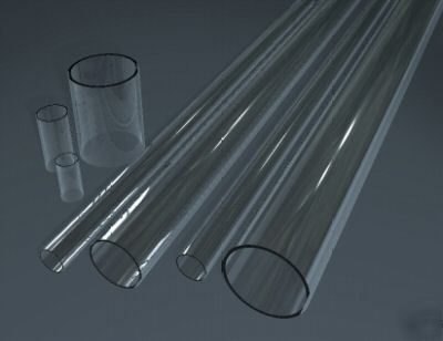 Clear acrylic plexiglass tube 3-3/4 od x 3-1/2 x 11-7/8