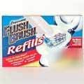 Disposable toilet brush flush refills case of 12