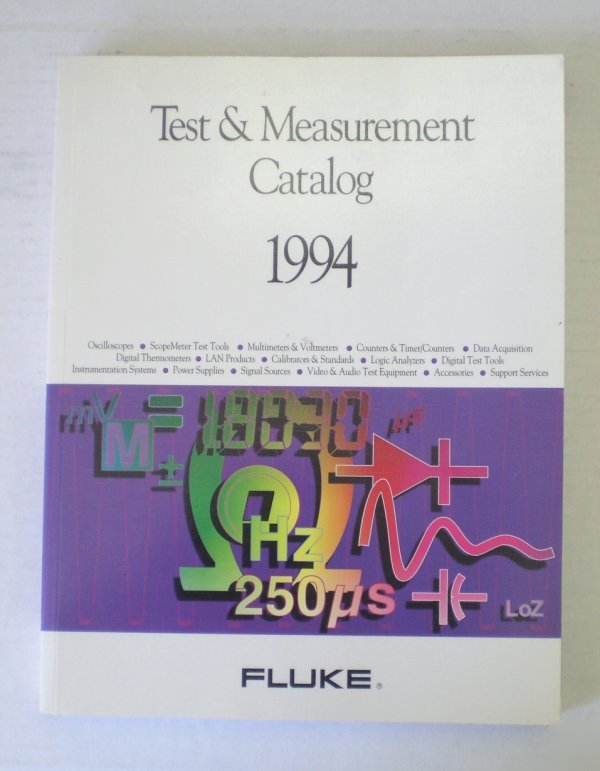 Fluke test and measurement catalog 1994 - $5 shipping 